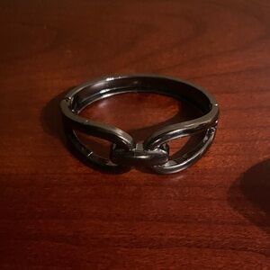 Sleek Black Chain Bracelet